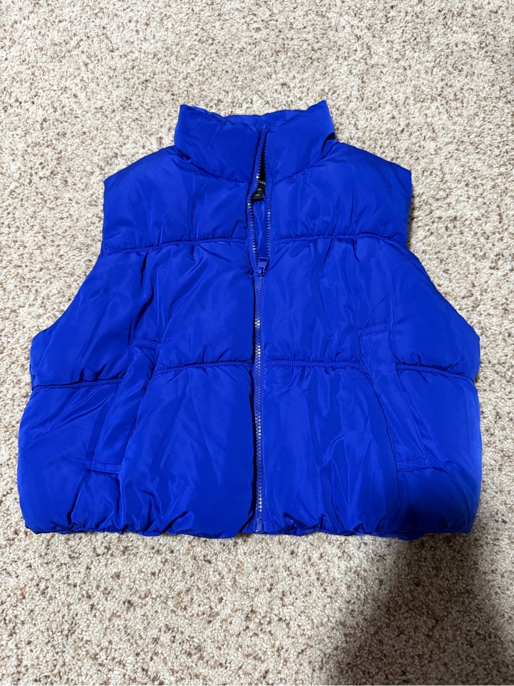 Blue Puffer Vest